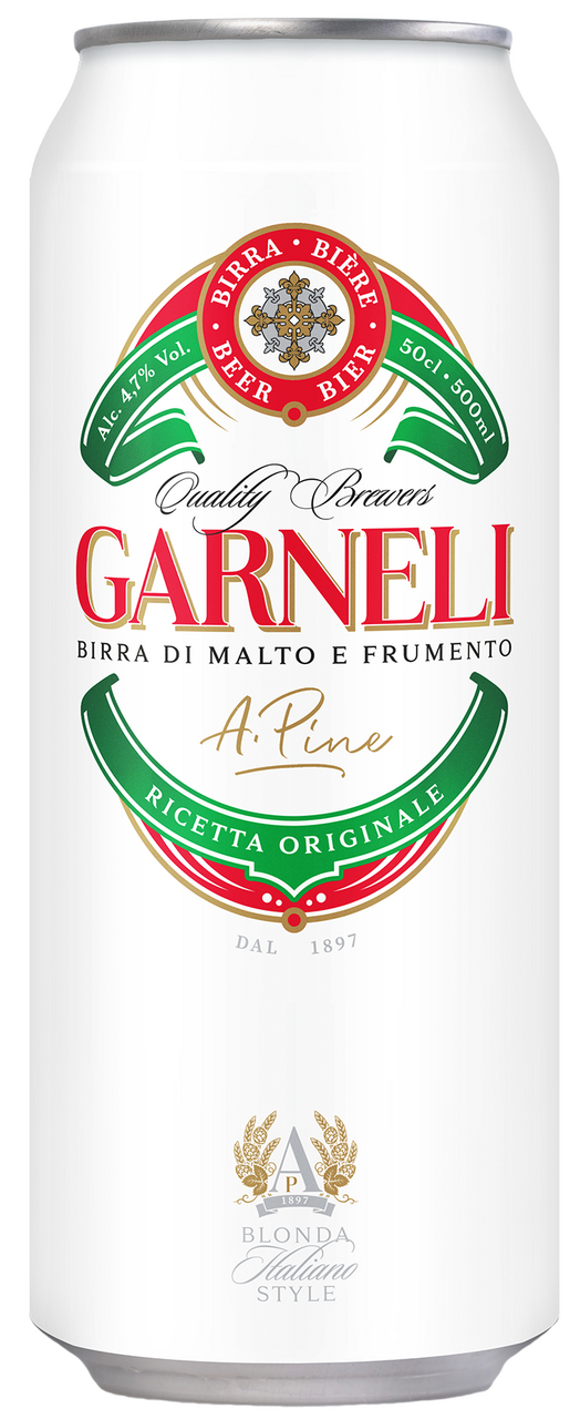 Изображение товара Пиво Garneli фильтрованное, 0.5л
