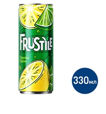 Напиток Frustyle газированный лимон-лайм, 330мл
