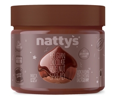 Паста Nattys шоколадная молочный шоколад-фундук, 325г