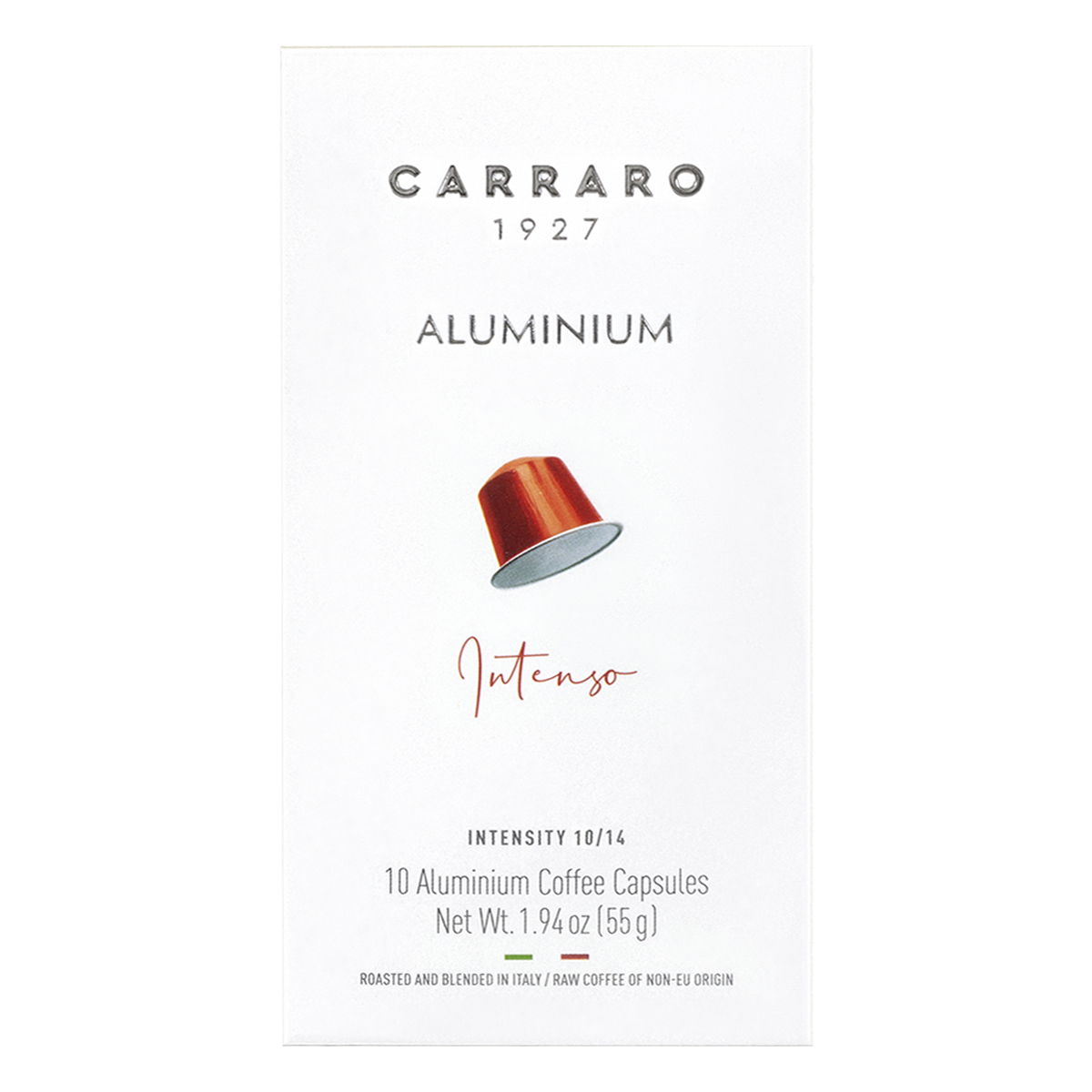 Изображение товара Кофе в капсулах Carraro Intenso для кофемашин Nespresso 10шт, 55г