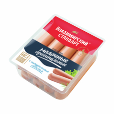 Сосиски Владимирский стандарт молочные оригинал, 480г