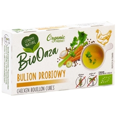 Бульон Biooaza Organic куриный без глютена, 66г