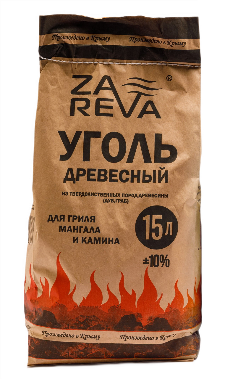 Уголь Zareva древесный, 15л