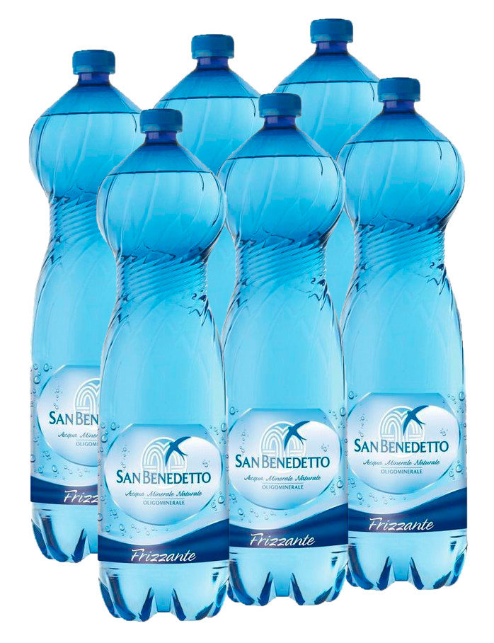 Изображение товара Вода San Benedetto минеральная газированная 1.5л x 6 шт Итальянский источник натуральная вода