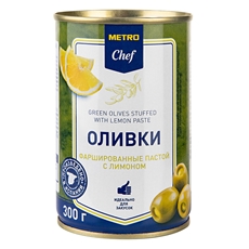 METRO Chef Оливки фаршированные лимоном, 300г