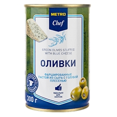 METRO Chef Оливки фаршированные голубым сыром, 300г