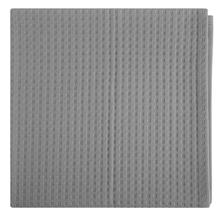 Tarrington House Полотенце вафля с кантом банное серое плотность 180г, 70 x 140см