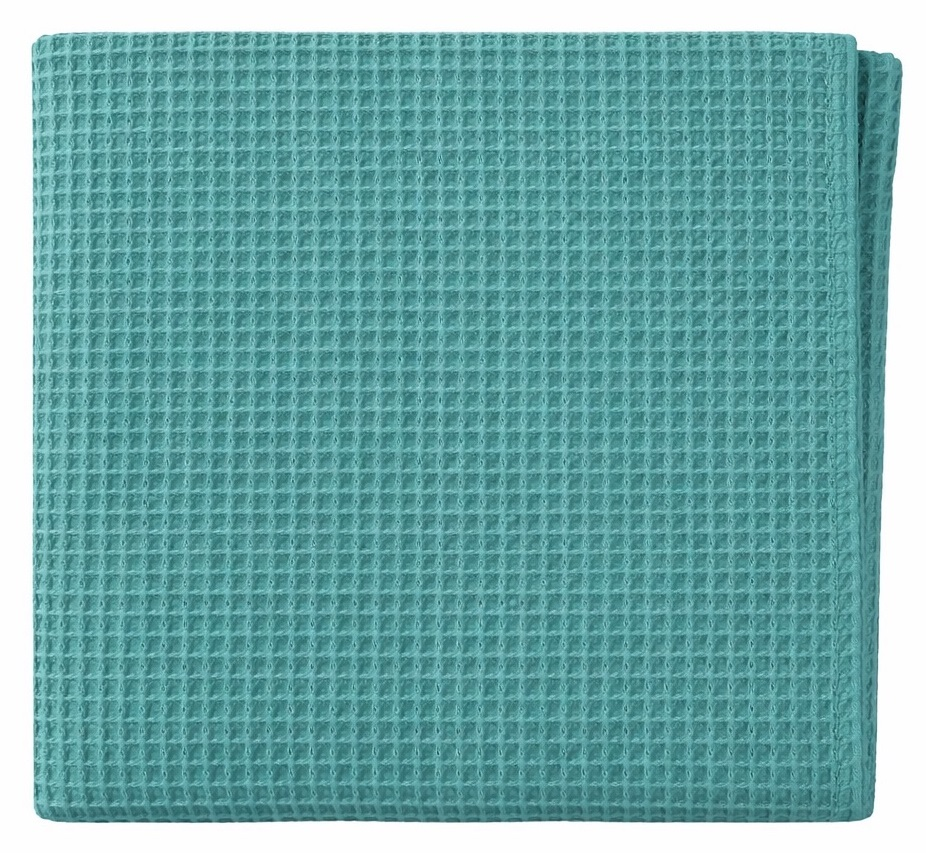 Tarrington House Полотенце вафля с кантом банное аквамарин плотность 180г, 70 x 140см