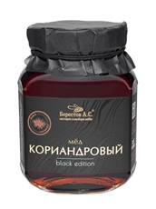 Мед Берестов А.С. натуральный Кориандровый Black edition, 500г