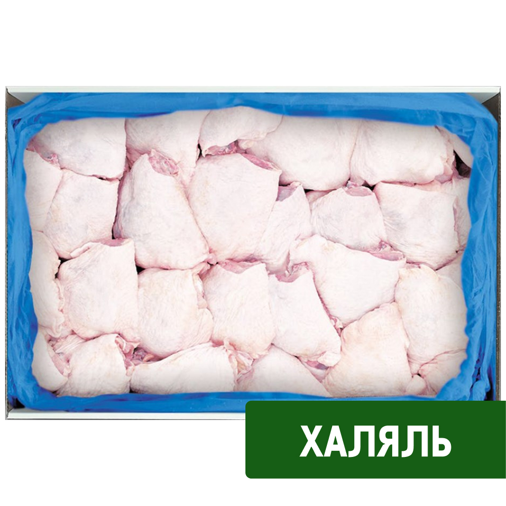 Бедро цыпленка-бройлера Халяль охлажденное, ~15кг