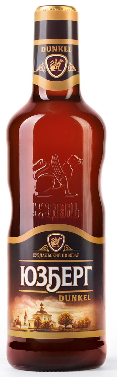 Пиво Юзберг Dunkel темное фильтрованное, 0.47л