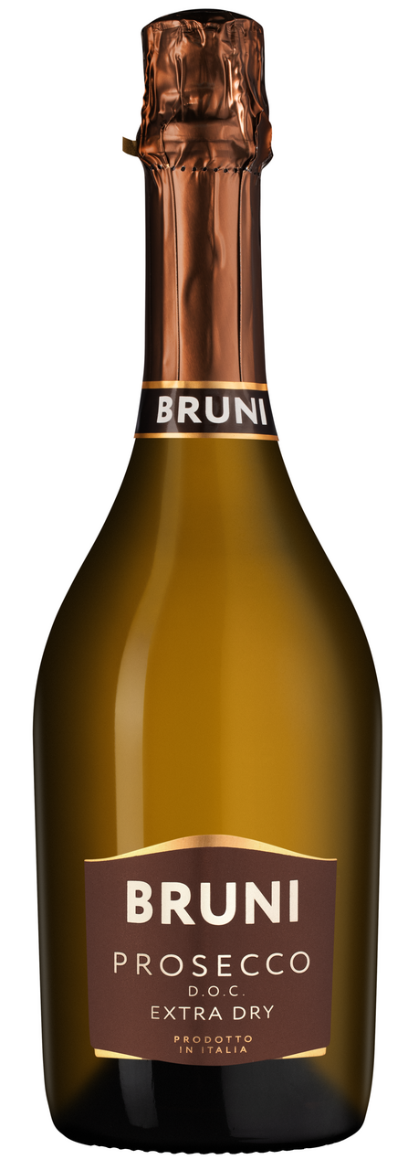 Вино игристое Bruni Prosecco Extra Dry белое брют, 0.75л