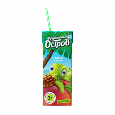 Напиток Фруктовый остров сокосодержащий яблоко-персик, 200мл