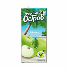 Напиток Фруктовый остров сокосодержащий яблоко, 930мл