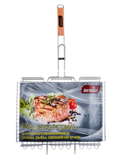 Решетка-гриль переменной толщины Termico сталь, 41 х 31 х 7см