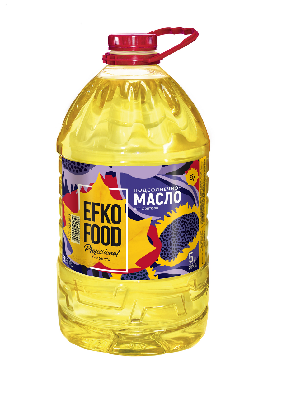 Масло Efko Food Professional для фритюра рафинированное, 5л купить с  доставкой на дом, цены в интернет-магазине