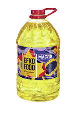 Масло подсолнечное Efko Food Professional Для фритюра рафинированное дезодорированное, 5л