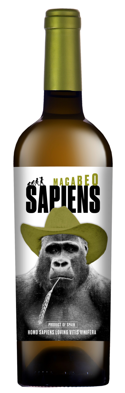 Вино Sapiens Macabeo белое сухое, 0.75л