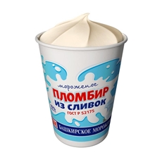 Мороженое Башкирское мороженое Пломбир из сливок, 80г