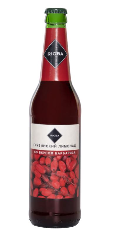 Изображение товара RIOBA Напиток Лимонад со вкусом барбариса газированный, 450мл