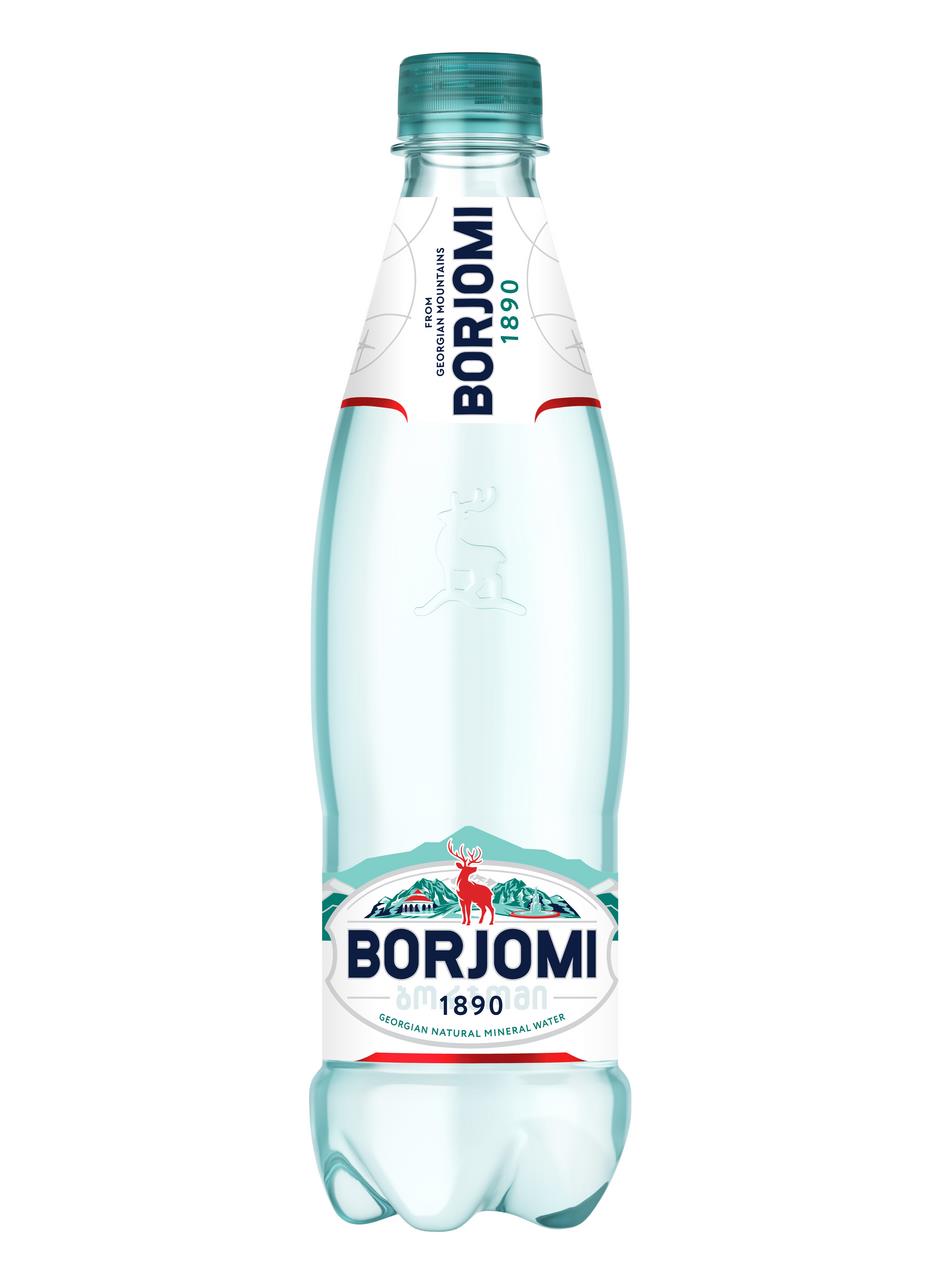 Минеральная вода BORJOMI газированная, 0,5 л