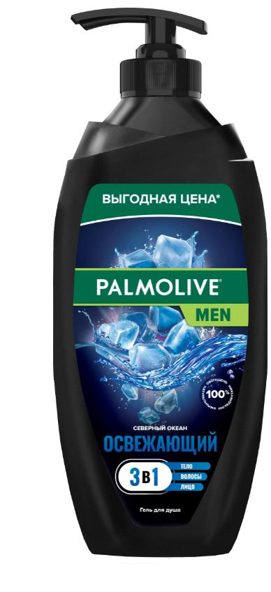 Изображение товара Гель для душа Palmolive Men Северный Океан 750мл мужской освежающий уход