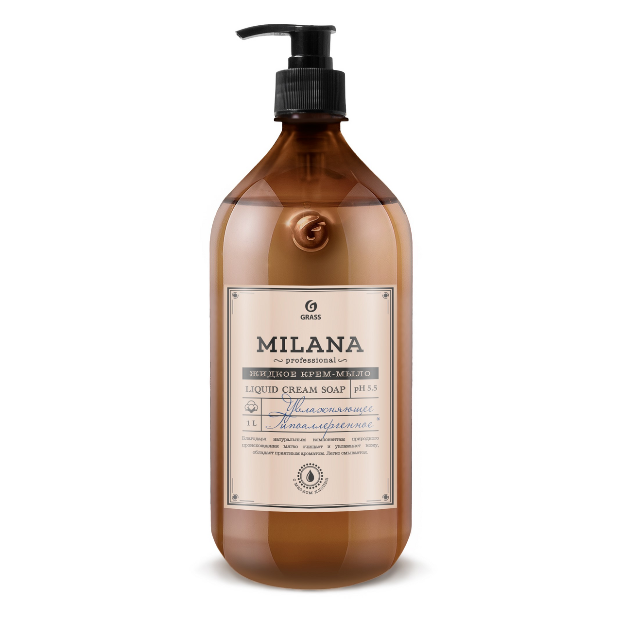 Изображение товара Крем-мыло жидкое Milana Professional увлажняющее, 1л