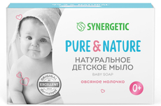 Мыло туалетное детское Synergetic Pure Nature Овсяное молочко, 90г