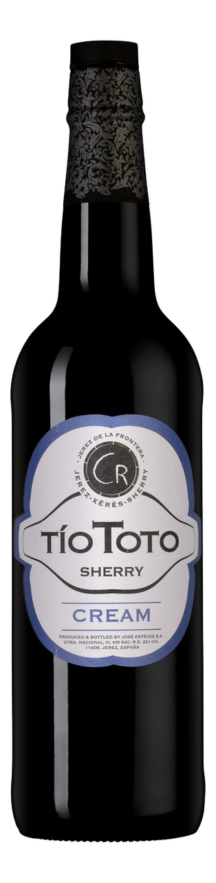 Изображение товара Вино Херес Tio Toto Cream белое сладкое 0.75л выдержка 5 лет