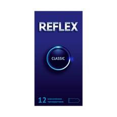 Презервативы Reflex Classic из натурального латекса, 12шт