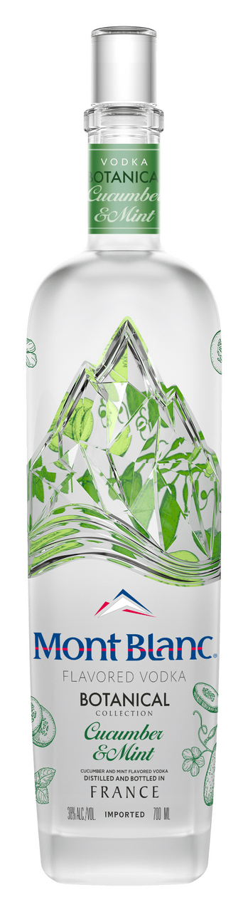 Изображение товара Водка Montblanc Botanical Collection Cucumber Mint, 0.7л