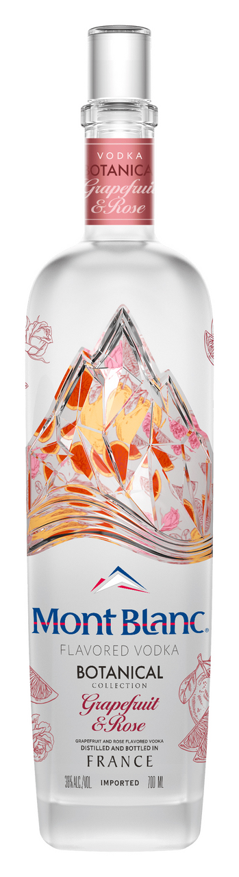 Изображение товара Водка Montblanc Botanical Collection Grapefruit Rose 0.7л, премиум-класс