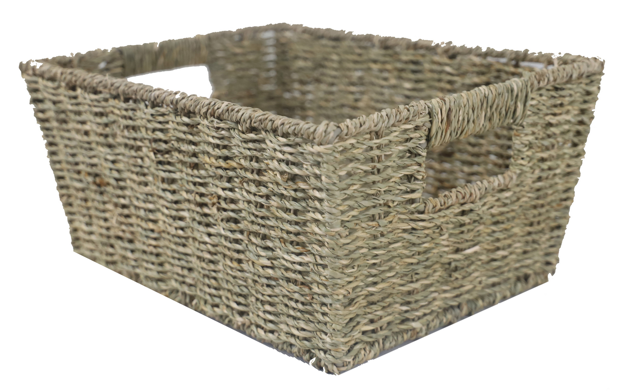 Корзина плетеная размер L, 41 х 33 х 19см