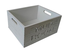 Ящик Storage деревянный белый размер M, 30.5 х 25.5 х 15см