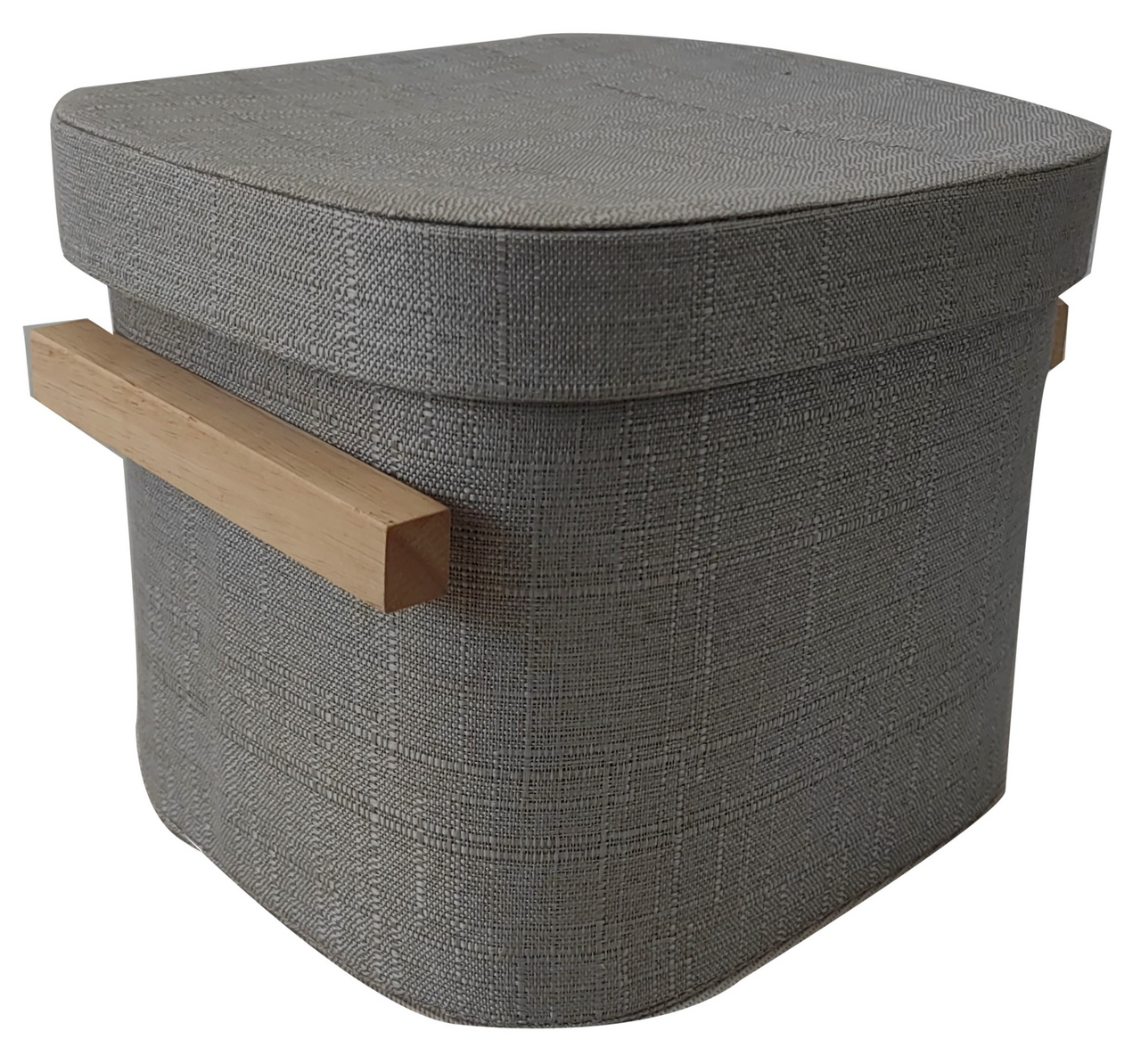 Короб текстильный серый размер XS, 21 х 18 х 17см