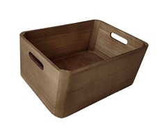 Ящик деревянный коричневый размер L, 39.5 х 29.5 х 18см