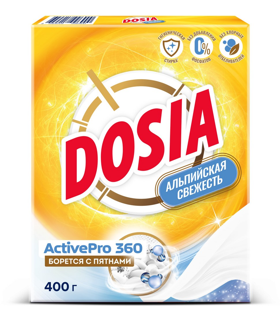 Изображение товара Стиральный порошок Dosia Альпийская свежесть, 400г