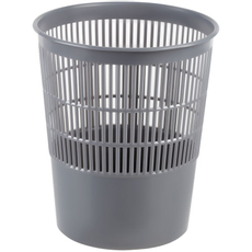 aro Корзина для бумаг серая сетчатая, 14л