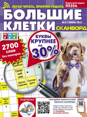 Журнал сканворд большие клетки