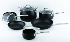 Набор кухонной посуды Black style 9 предметов