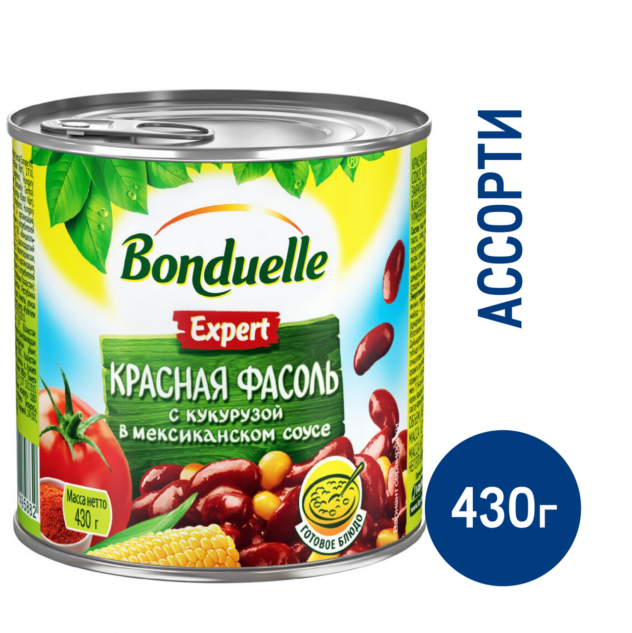 Фасоль Bonduelle по-мексикански, 430г купить с доставкой на дом и дачу,  цены в интернет-магазине