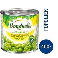 Горошек Bonduelle зеленый, 400г