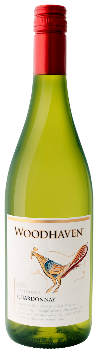 Вино Woodhaven Chardonnay белое полусухое, 0.75л