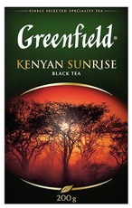 Чай Greenfield Kenyan Sunrise черный листовой, 200г