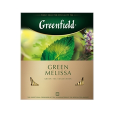 Чай Greenfield Green Melissa зеленый (1.5г х 100шт), 150г