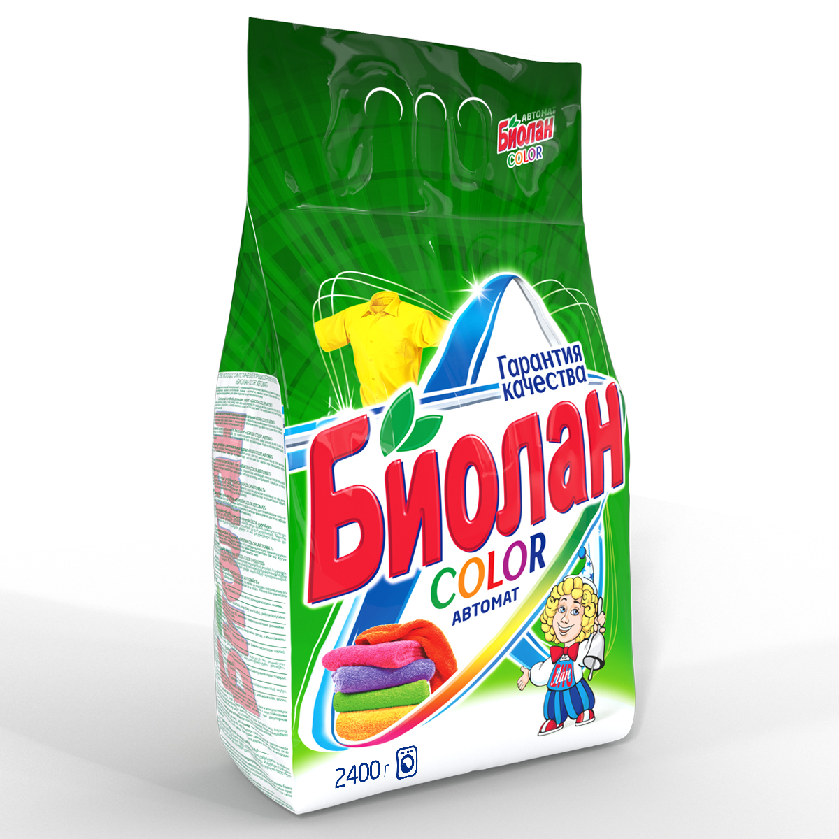 Изображение товара Стиральный порошок Биолан Color автомат 2.4кг для цветных тканей