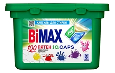 Капсулы для стирки Bimax 100 пятен, 12шт