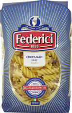 Макароны спирали Federici Fusilli №42 высший сорт, 400г