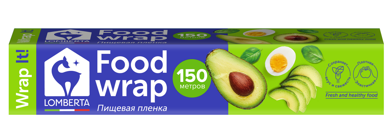 Пленка пищевая Lomberta 7мкм, 30см х 150м