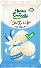 Зефир Умные сладости ваниль со стевией без глютена, 150г